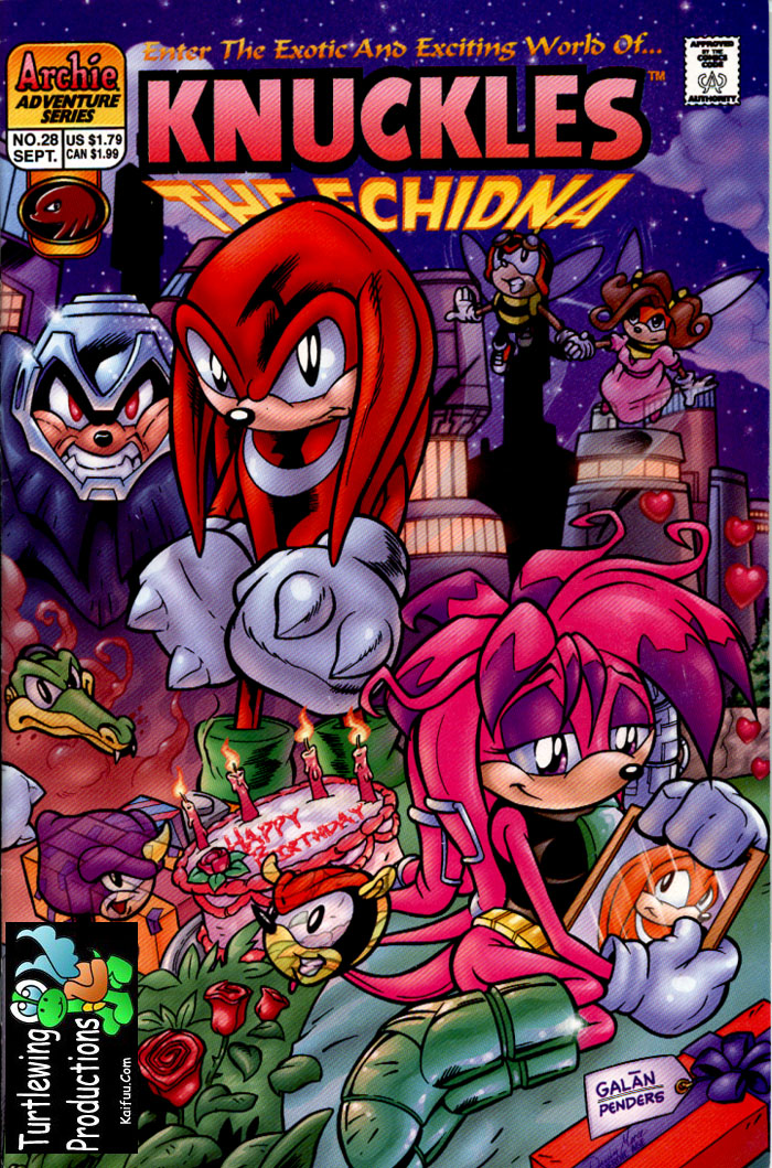 Knuckles - September 1999 Comic cover page